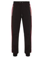Matchesfashion.com Givenchy - Side Stripe Cotton Track Pants - Mens - Black