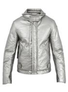 Matchesfashion.com Helmut Lang - Astro Moto 1999 Quilted Jacket - Mens - Silver