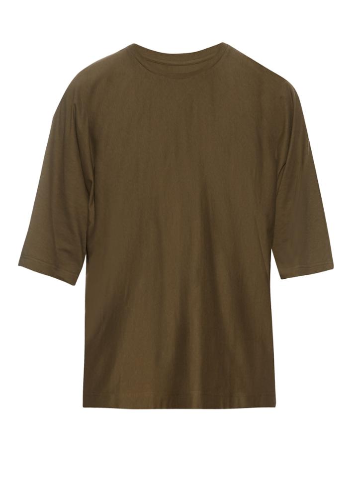 Homme Plisse Issey Miyake Crew-neck Cotton T-shirt
