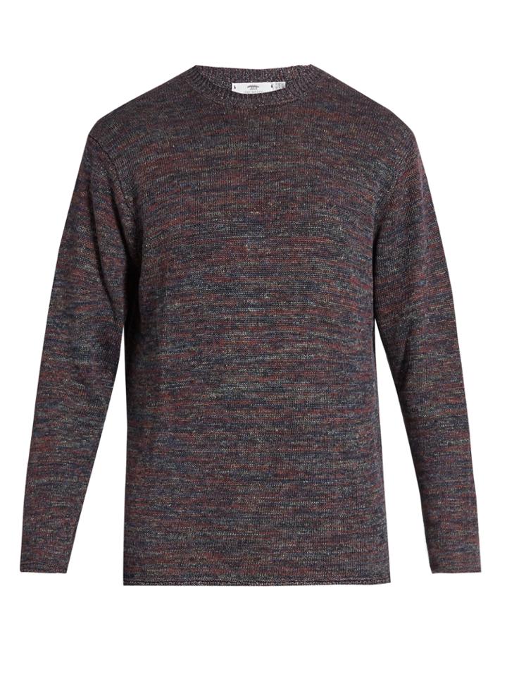 Inis Meáin Blackberry Linen Sweater