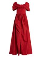 Brock Collection Dionne Off-the-shoulder Taffeta Gown