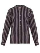 Saturdays Nyc Pontus Striped Cotton Shirt