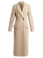 Matchesfashion.com Joseph - Sampson Wool Blend Coat - Womens - Beige
