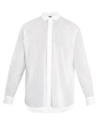 Matchesfashion.com Berluti - Oversized Point Collar Cotton Shirt - Mens - White