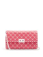 Valentino Free Rockstud Spike Quilted-leather Clutch