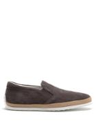 Tod's Pantofola Suede Slip-on Espadrilles