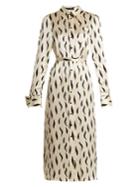 Joseph Cassidy Point-collar Zebra-print Silk Shirtdress