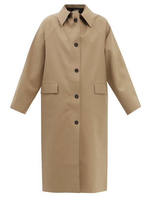 Kassl Editions - Original Below Single-breasted Rubber Coat - Womens - Beige