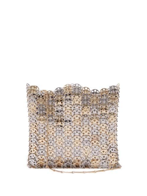 Matchesfashion.com Paco Rabanne - Bi-colour 1969 Chain Shoulder Bag - Womens - Silver Gold