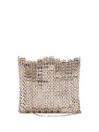 Matchesfashion.com Paco Rabanne - Bi-colour 1969 Chain Shoulder Bag - Womens - Silver Gold