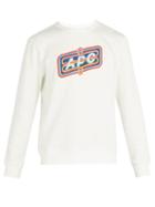 Matchesfashion.com A.p.c. - Psy Logo Print Cotton Sweatshirt - Mens - White Multi