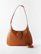 Gucci - Aphrodite Medium Leather Shoulder Bag - Womens - Tan