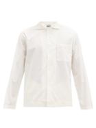 Matchesfashion.com Tekla - Organic Cotton-poplin Pyjama Top - Mens - Cream