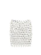 Matchesfashion.com Paco Rabanne - Flower-paillette Chainmail Skirt - Womens - White