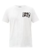 Matchesfashion.com Valentino Garavani - Good Lover-print Cotton-jersey T-shirt - Mens - White