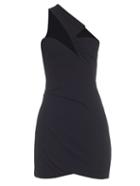 Anthony Vaccarello One-shouldered Stretch-jersey Dress