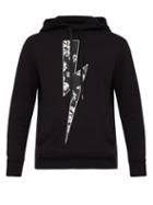 Matchesfashion.com Neil Barrett - Iconic Anemone Thunder Cotton Sweatshirt - Mens - Multi