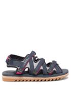 Matchesfashion.com Suicoke - Zip Multi-strap Technical-canvas Sandals - Mens - Navy Multi