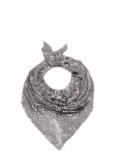 Matchesfashion.com Paco Rabanne - Chainmail Mesh Scarf - Womens - Silver