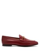 Matchesfashion.com Gucci - Jordaan Leather Loafers - Womens - Red