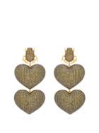 Matchesfashion.com Begum Khan - Scarab Mon Amour Gold Plated Clip Earrings - Womens - Gold