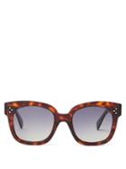 Matchesfashion.com Celine Eyewear - Tortoise-effect Square Acetate Sunglasses - Womens - Tortoiseshell