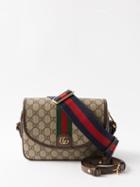 Gucci - Ophidia Gg-canvas Shoulder Bag - Womens - Beige Multi