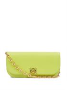 Loewe - Goya Leather Clutch - Womens - Green