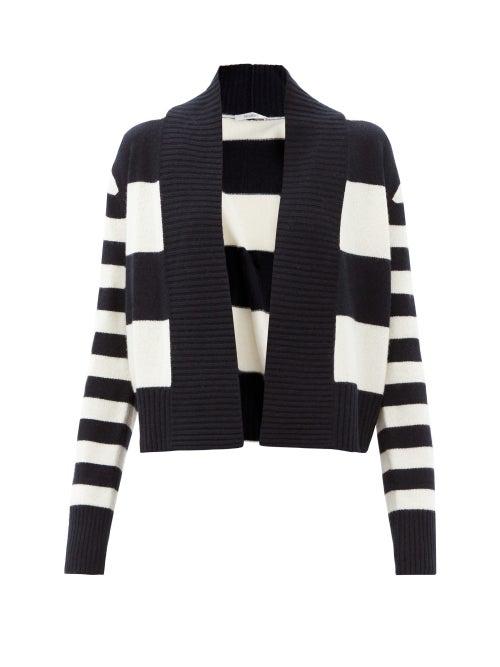Matchesfashion.com Max Mara - Torquay Cardigan - Womens - Navy White