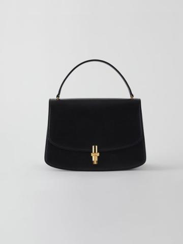 The Row - Sofia Leather Top-handle Bag - Womens - Black