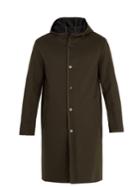Mackintosh Hooded Single-breasted Wool Coat