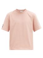 Matchesfashion.com Ami - Ix Appliqu Cotton T Shirt - Mens - Pink