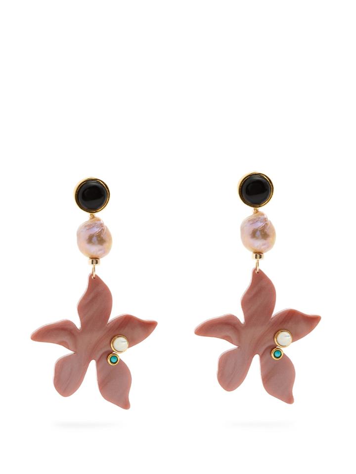 Lizzie Fortunato Portugal Poppy Earrings