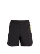 Matchesfashion.com Blackbarrett By Neil Barrett - Side Stripe Double Layered Performance Shorts - Mens - Black Multi