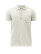Matchesfashion.com Orlebar Brown - Thompson Garment-dyed Cotton Polo Shirt - Mens - Beige