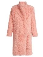 Preen By Thornton Bregazzi Candy Curly-shearling Coat