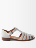 Church's - Kelsey Leather Fisherman Sandals - Womens - White