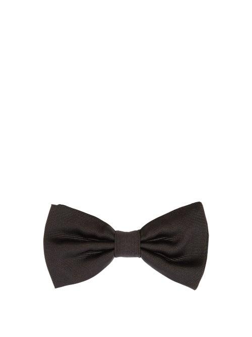 Matchesfashion.com Dolce & Gabbana - Silk-rep Bow Tie - Mens - Black