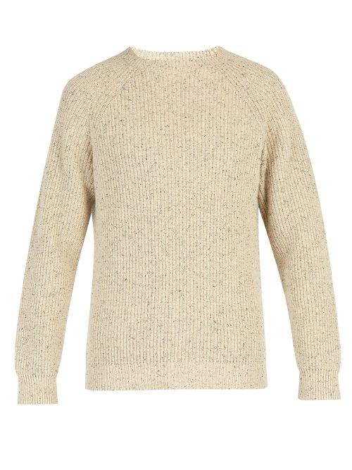 Matchesfashion.com A.p.c. - Mottled Knit Sweater - Mens - Beige