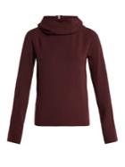 Paco Rabanne Funnel-neck Hooded Jersey Sweater