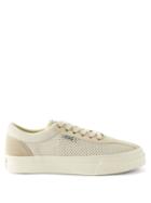 Stepney Workers Club - Dellow Perforated Suede Trainers - Mens - Beige