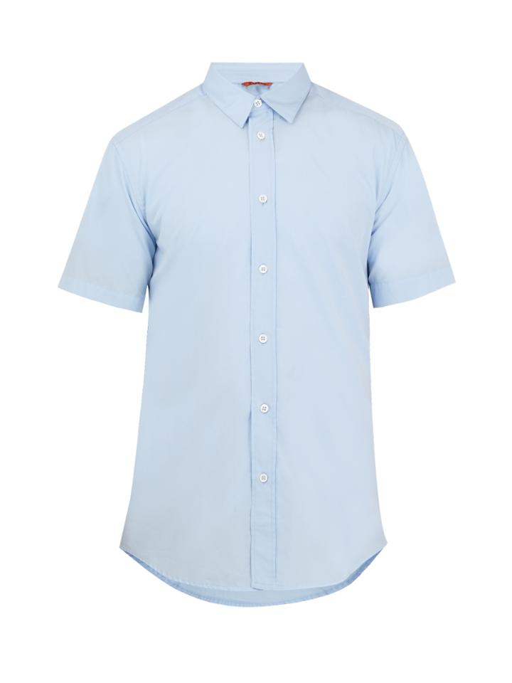 Barena Venezia Point-collar Cotton-poplin Shirt