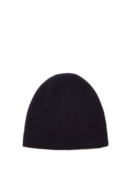 The Row - Ossa Ribbed-knit Cashmere Beanie - Womens - Navy