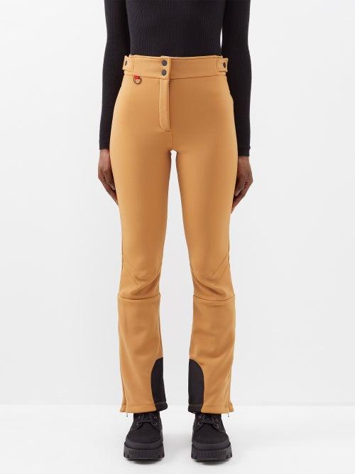 Cordova - St Moritz High-rise Softshell Ski Trousers - Womens - Tan