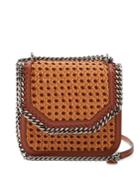 Stella Mccartney Falabella Mini Woven Faux-leather Shoulder Bag