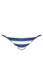 Matchesfashion.com Solid & Striped - The Morgan Striped Bikini Briefs - Womens - Blue Stripe