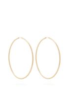Fay Andrada Ovaali Hoop Brass Earrings