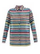 Missoni - Zigzag-stripe Shirt - Womens - Multi Stripe