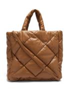 Matchesfashion.com Stand Studio - Assante Quilted Faux-leather Tote Bag - Womens - Beige