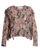Isabel Marant Étoile Jelby Floral-print Chiffon Blouse